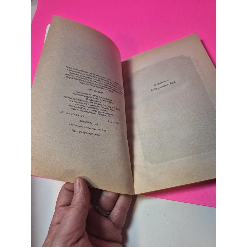 A‎ Series of Unfortunate Events Lemony Snicket 7 Books 1,2,3,4,6,7,8